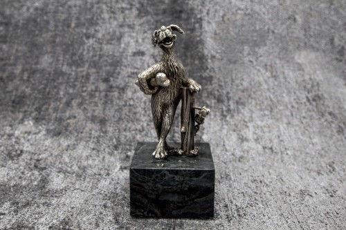 Gemmi Серебряная фигурка Собака с костью image 1