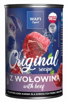 WAFI Original recipe Beef - Wet dog food - 400 g