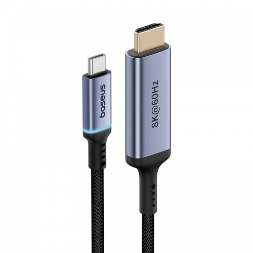 Adapter Baseus USB-C to HDMI High Definition 1.5m (black) image 2