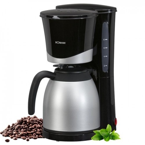 Bomann thermal coffee machine KA168, black image 1