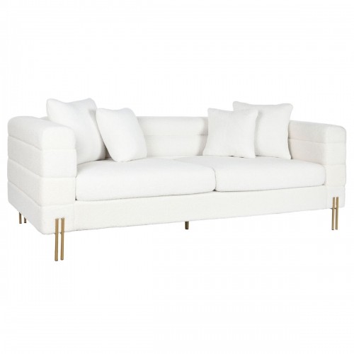 Dīvāns DKD Home Decor Balts Metāls 205 x 85 x 73 cm image 1