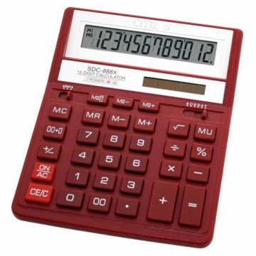 Financial Calculator Citizen SDC-888X 15,8 x 20,3 x 3,1 cm Красный Пластик