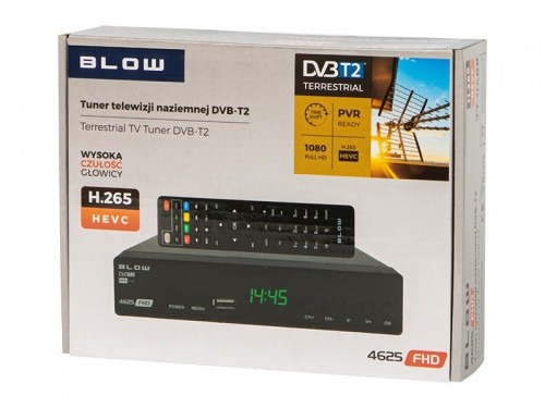 DVB-T2 decoder BLOW 4625FHD H.265 H.265 V2 tuner image 1