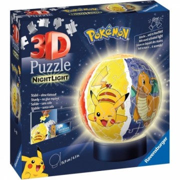 Ravensburger 3D Puzzleball Nachtlicht Pokémon