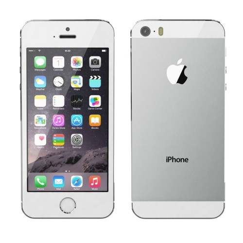 Apple iPhone 5S 32GB - SILVER (Atjaunināts, stāvoklis Ļoti labi) image 1
