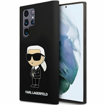 Karl Lagerfeld KLHCS24LSNIKBCK S24 Ultra S928 hardcase czarny|black Silicone Ikonik