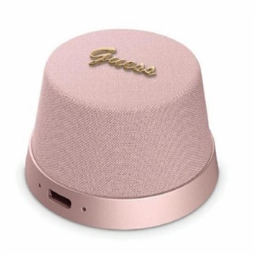 Guess głośnik Bluetooth GUWSC3ALSMP Speaker Stand różowy|pink Magnetic Script Metal
