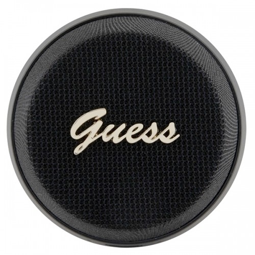 Guess głośnik Bluetooth GUWSC3ALSMK Speaker Stand czarny|black Magnetic Script Metal image 3