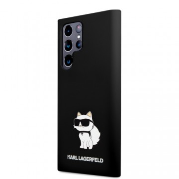 Karl Lagerfeld Liquid Silicone Choupette NFT Case for Samsung Galaxy S24 Ultra Black