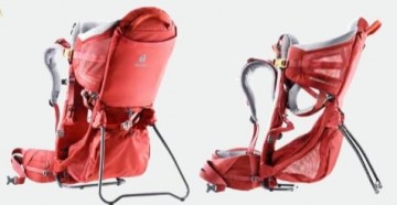 Deuter Kid Comfort Active SL Baby carrier backpack Polyamide Red