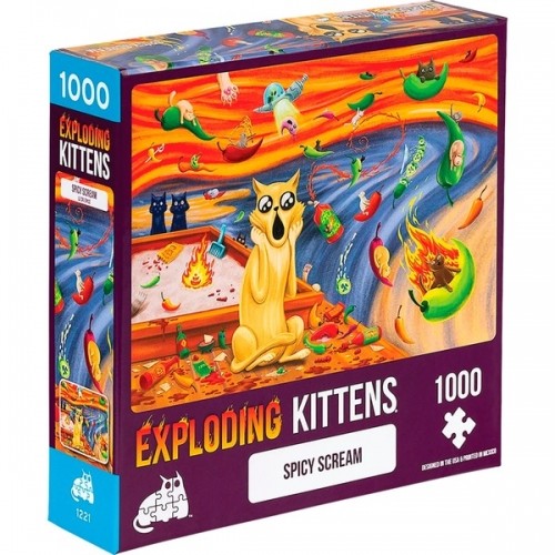 Asmodee Puzzle Exploding Kittens - Spicy Scream image 1