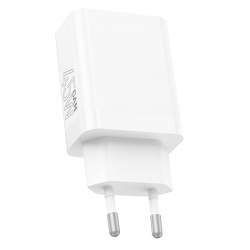 OEM Borofone Wall charger BN16 Tough - USB + Type C - PD 45W 3A white image 5
