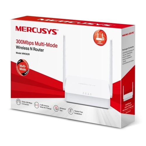 Mercusys MW302R | WiFi Router | 2,4 ГГц, 3x RJ45 100 Мбит|с image 3