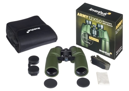 Levenhuk Army 12x50 Binoculars with Reticle image 5
