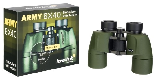 Levenhuk Army 8x40 Binoculars with Reticle image 3