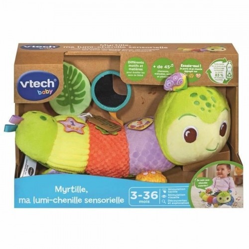 Izglītojoša rotaļlieta Vtech Baby Myrtille, ma lumi-chenille sensorielle (FR) image 4