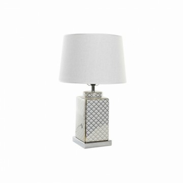 Galda lampa DKD Home Decor Balts Metāls (Atjaunots A)