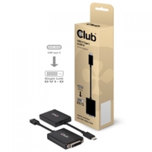 CLUB3D USB 3.1 Type C to DVI-D Active Ad image 1