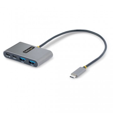 STARTECH 4-PORT USB-C HUB 5GBPS PD PORTABLE HUB W| USB-C CHARGING