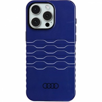 Audi IML MagSafe Case iPhone 15 Pro Max 6.7" niebieski|navy blue hardcase AU-IMLMIP15PM-A6|D3-BE