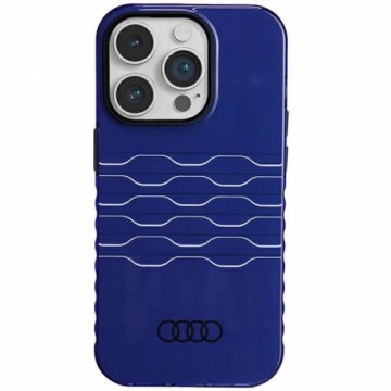 Audi IML MagSafe Case iPhone 14 Pro 6.1" niebieski|navy blue hardcase AU-IMLMIP14P-A6|D3-BE
