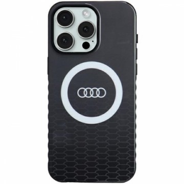 Audi IML Big Logo MagSafe Case iPhone 15 Pro Max 6.7" czarny|black hardcase AU-IMLMIP15PM-Q5|D2-BK