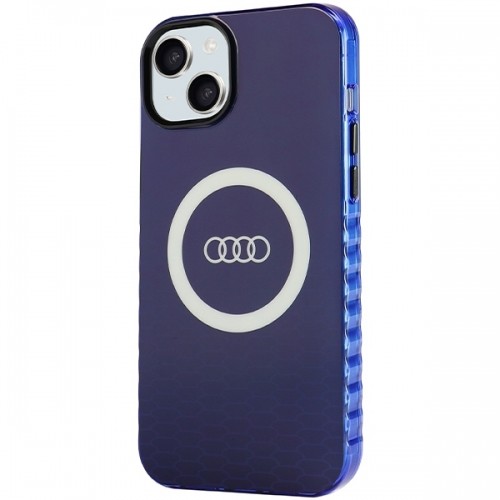 Audi IML Big Logo MagSafe Case iPhone 15 Plus | 14 Plus 6.7" niebieski|navy blue hardcase AU-IMLMIP15M-Q5|D2-BE image 2