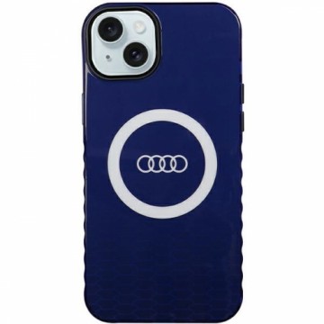 Audi IML Big Logo MagSafe Case iPhone 15 Plus | 14 Plus 6.7" niebieski|navy blue hardcase AU-IMLMIP15M-Q5|D2-BE