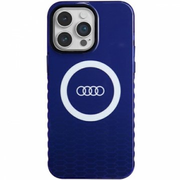 Audi IML Big Logo MagSafe Case iPhone 14 Pro Max 6.7" niebieski|navy blue hardcase AU-IMLMIP14PM-Q5|D2-BE