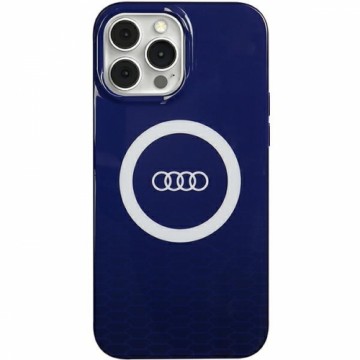 Audi IML Big Logo MagSafe Case iPhone 13 Pro Max 6.7" niebieski|navy blue hardcase AU-IMLMIP13PM-Q5|D2-BE