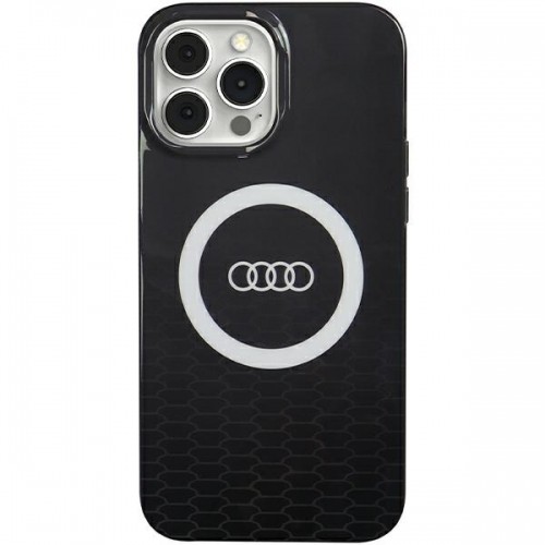 Audi IML Big Logo MagSafe Case iPhone 13 Pro Max 6.7" czarny|black hardcase AU-IMLMIP13PM-Q5|D2-BK image 1