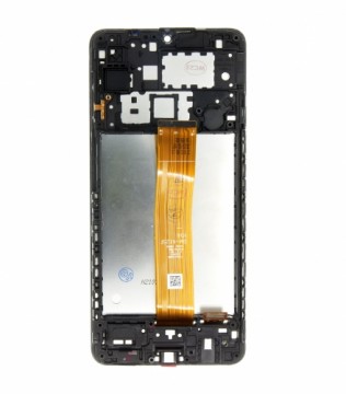 For_samsung LCD display + Touch Unit + Front Cover for Samsung A125 Galaxy A12 Black