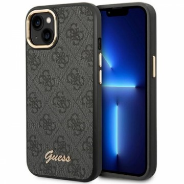 Guess PC|TPU 4G Metal Camera Outline Case for iPhone 14 Plus Black