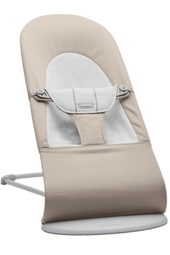 Babybjorn BABYBJÖRN šūpuļkrēsls BALANCE Soft Woven/Jersey, beige/grey, 005383 image 1