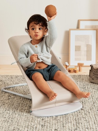 Babybjorn BABYBJÖRN šūpuļkrēsls BALANCE Soft Woven/Jersey, beige/grey, 005383 image 5