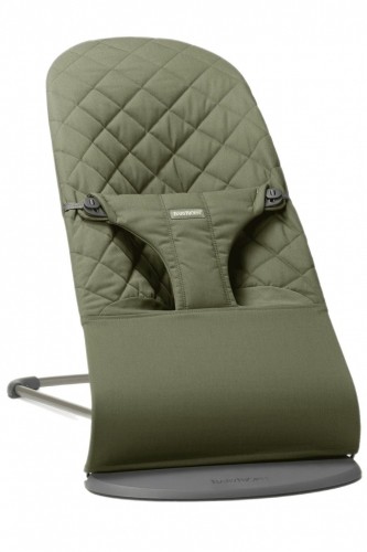 Babybjorn BabyBjörn šūpuļkrēsls Bliss Woven/Classic quilt Dark green 006046 image 1