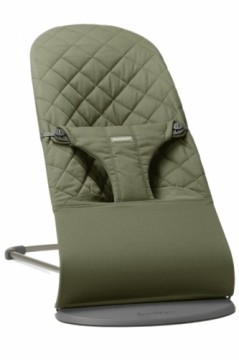 Babybjorn BabyBjörn šūpuļkrēsls Bliss Woven/Classic quilt Dark green 006046