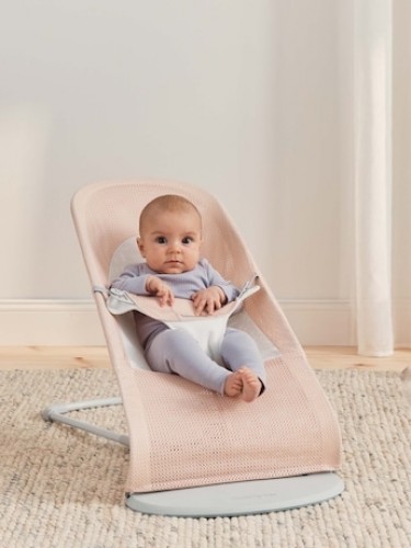 Babybjorn BABYBJÖRN šūpuļkrēsls BALANCE SOFT MESH, pearly pink/white , 005142 image 2