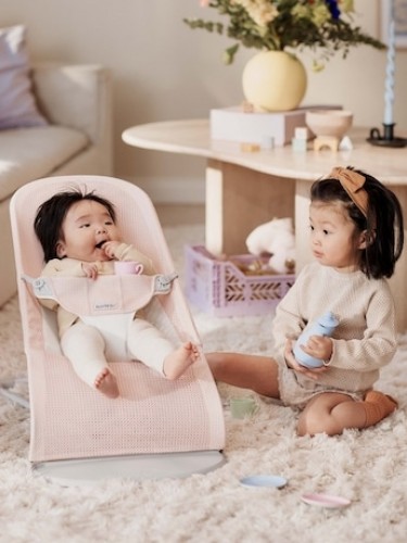 Babybjorn BABYBJÖRN šūpuļkrēsls BALANCE SOFT MESH, pearly pink/white , 005142 image 4