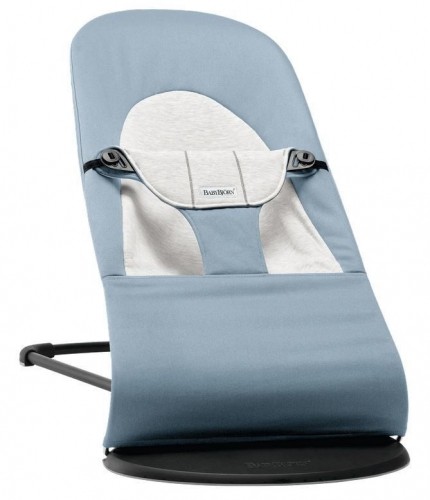 Babybjorn BABYBJÖRN šūpuļkrēsls BALANCE SOFT COTTON/JERSEY, blue/grey, 005045 image 1