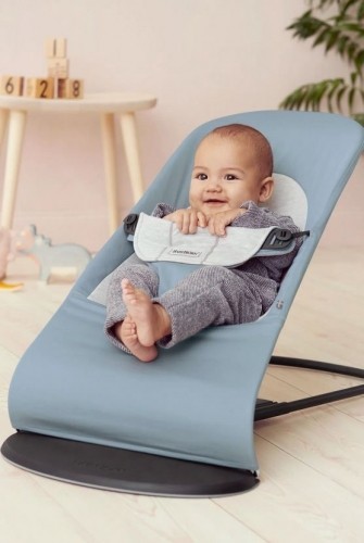 Babybjorn BABYBJÖRN šūpuļkrēsls BALANCE SOFT COTTON/JERSEY, blue/grey, 005045 image 3
