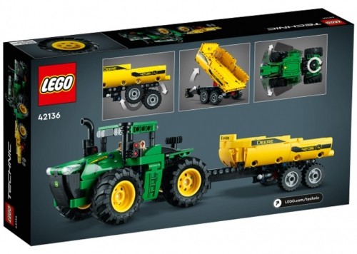 LEGO 42136 John Deere 9620R 4WD Tractor Konstruktors image 2