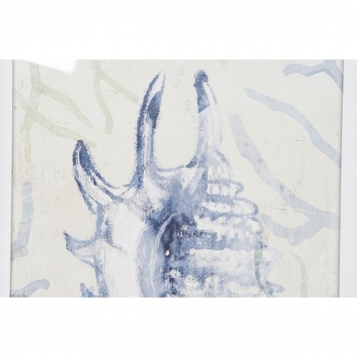 Glezna Home ESPRIT Vidusjūra Gliemežvāks 45 x 2,5 x 60 cm (4 gb.) image 4