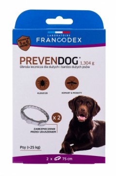 FRANCODEX PrevenDog - collar against ticks - 2 x 75 cm