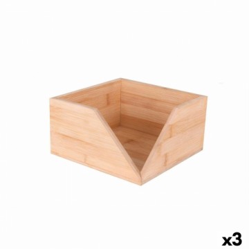 Коробка для салфеток Viejo Valle Бамбук 18,5 x 18,5 x 10 cm (3 штук)