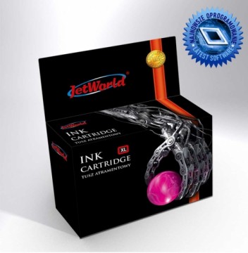 Ink Cartridge JetWorld Magenta HP 963XL remanufactured  (indicates the ink level) 3JA28AE ( 3JA24AE), (NO963XLM) (product works with HP+ "e" version devices) (anti upgrade)