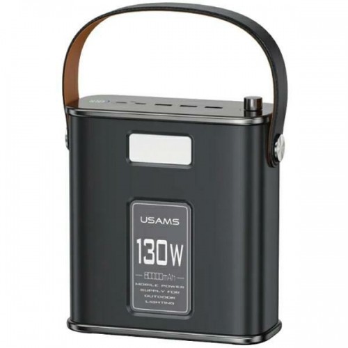 USAMS Powerbank 80000mAh 130W 2C+3A QC3.0+PD Fast Charge czarny|black STXLOGTC01 (US-CD196) + kabel USB-C-USB-C 100W 2m image 1