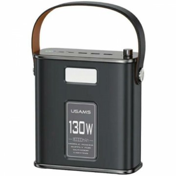 USAMS Powerbank 80000mAh 130W 2C+3A QC3.0+PD Fast Charge czarny|black STXLOGTC01 (US-CD196) + kabel USB-C-USB-C 100W 2m