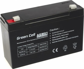 Green Cell Akumulator gel AGM 6V 12Ah (AGM01)