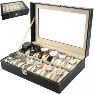 Iso Trade Watch organizer with 12 compartments (14967-0)